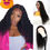Thumbnail: Perruque Lace Frontal Wig brésilienne longueur 26p naturelle Cheveux ondulés