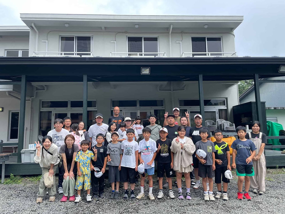 2026年度南小ドリームズの夏合宿の様子