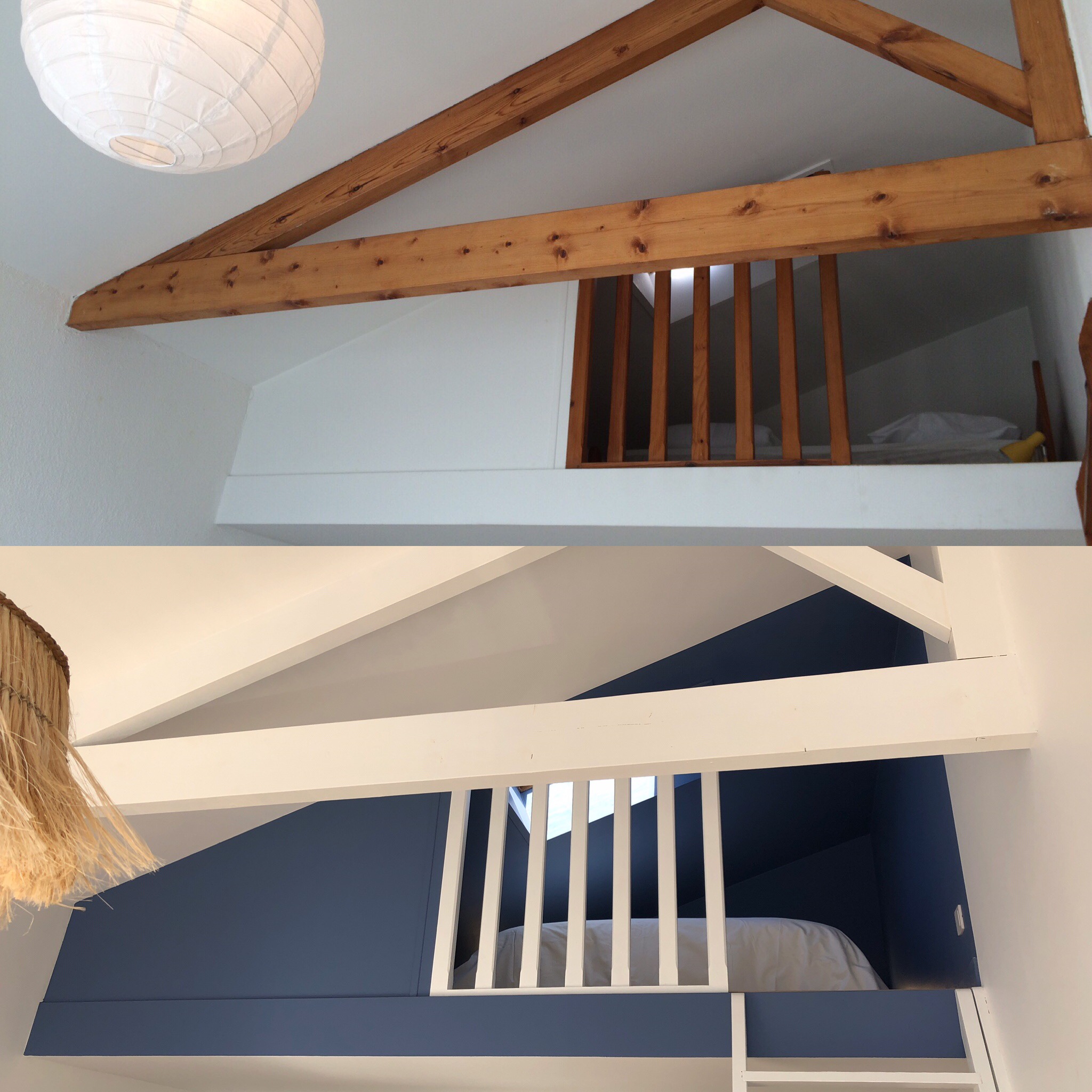 avant après rénovation studio