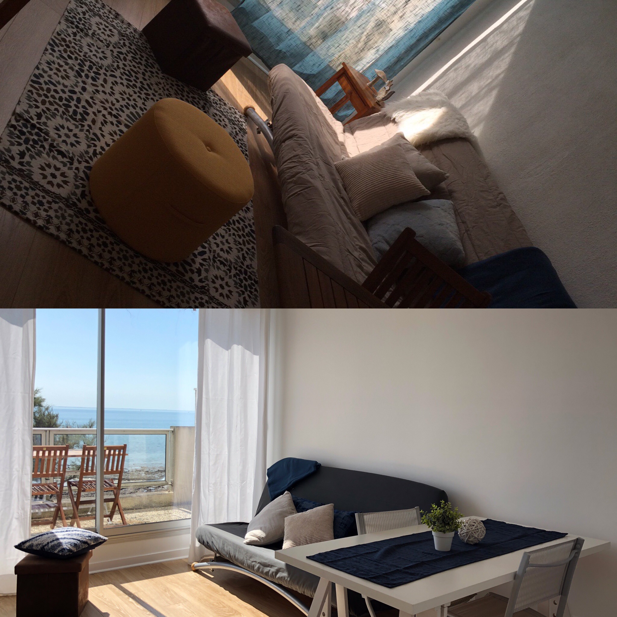 avant après rénovation studio