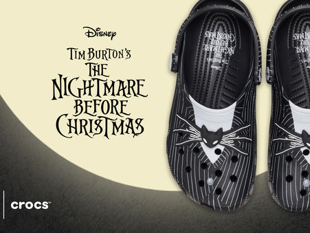¡La pesadilla más cómoda llega a tus pies con los nuevos Crocs inspirados en "The Nightmare Before Christmas"!