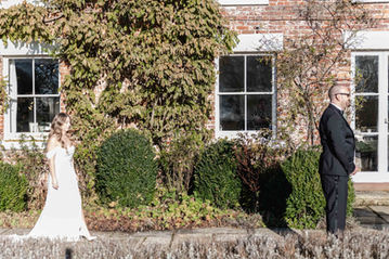 first look wedding photos