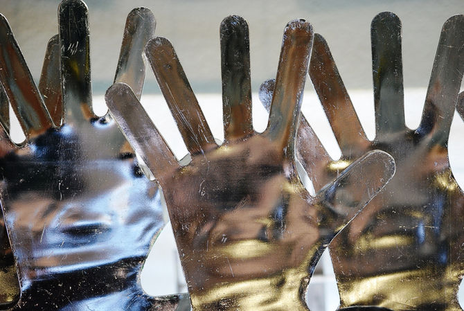 Let's Get A High Five. A Tin Plated High Five :)