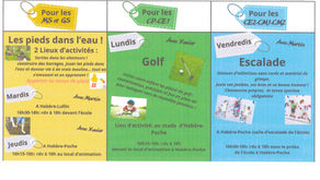 Ateliers Périscolaires du soir           Période du 20 Avril au 19 Juin2026  