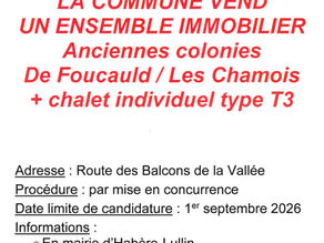 VENTE D'UN BIEN COMMUNAL                     