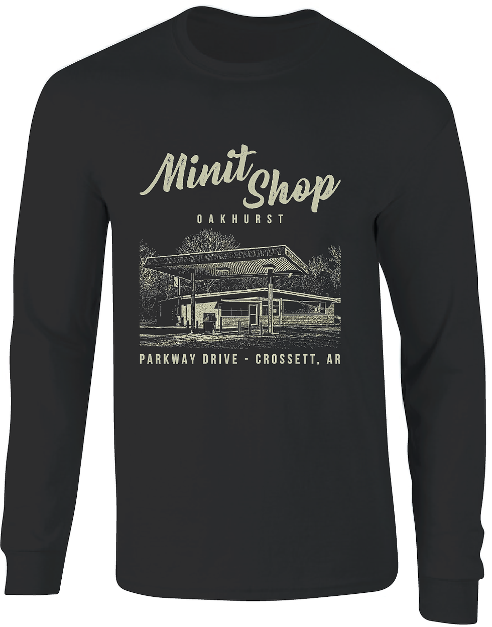 Thumbnail: Minit Shop Oakhurst Retro Vintage Crossett Arkansas T-Shirt