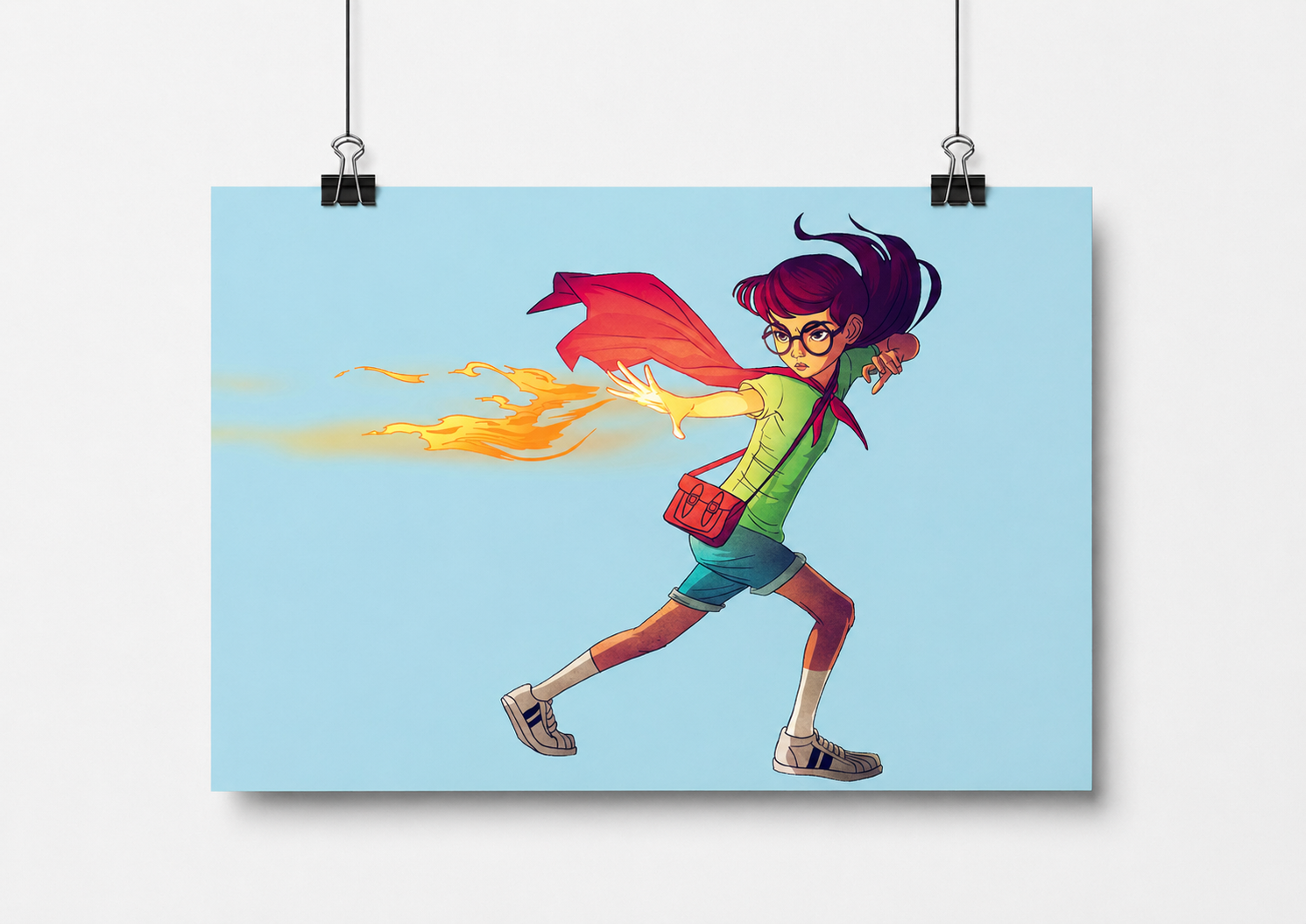 Flamethrower. A5 Print