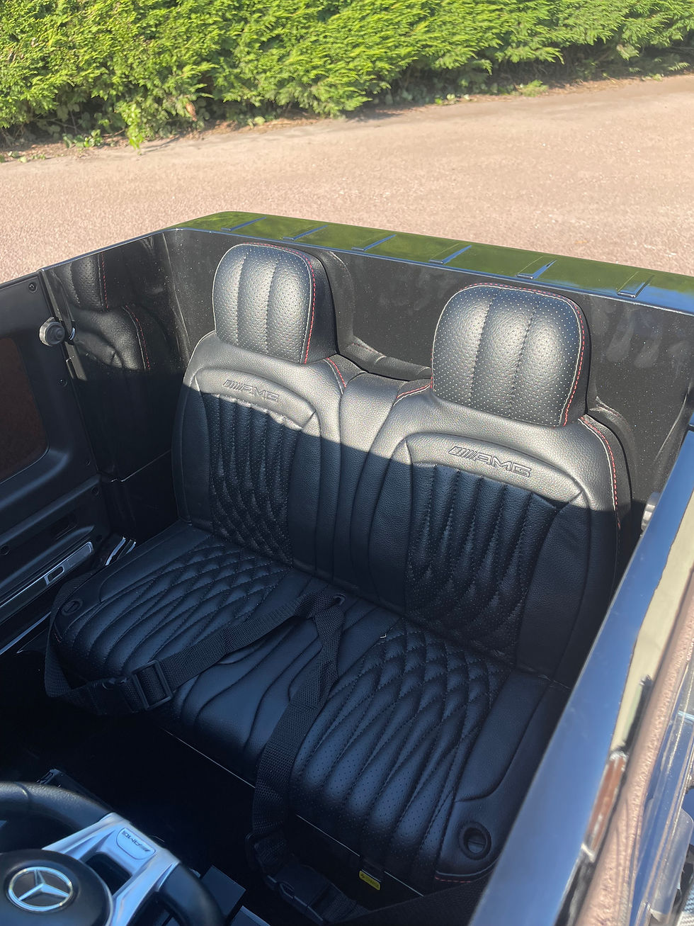 Thumbnail: Mercedes G63 AMG XXL Painted Metallic Black- 48V Electric Ride On