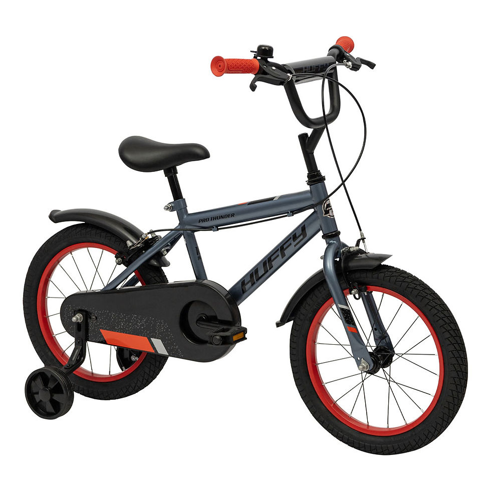 Thumbnail: HUFFY Pro Thunder 16-inch Single Speed Charcoal Grey Children's Bike (21805W)