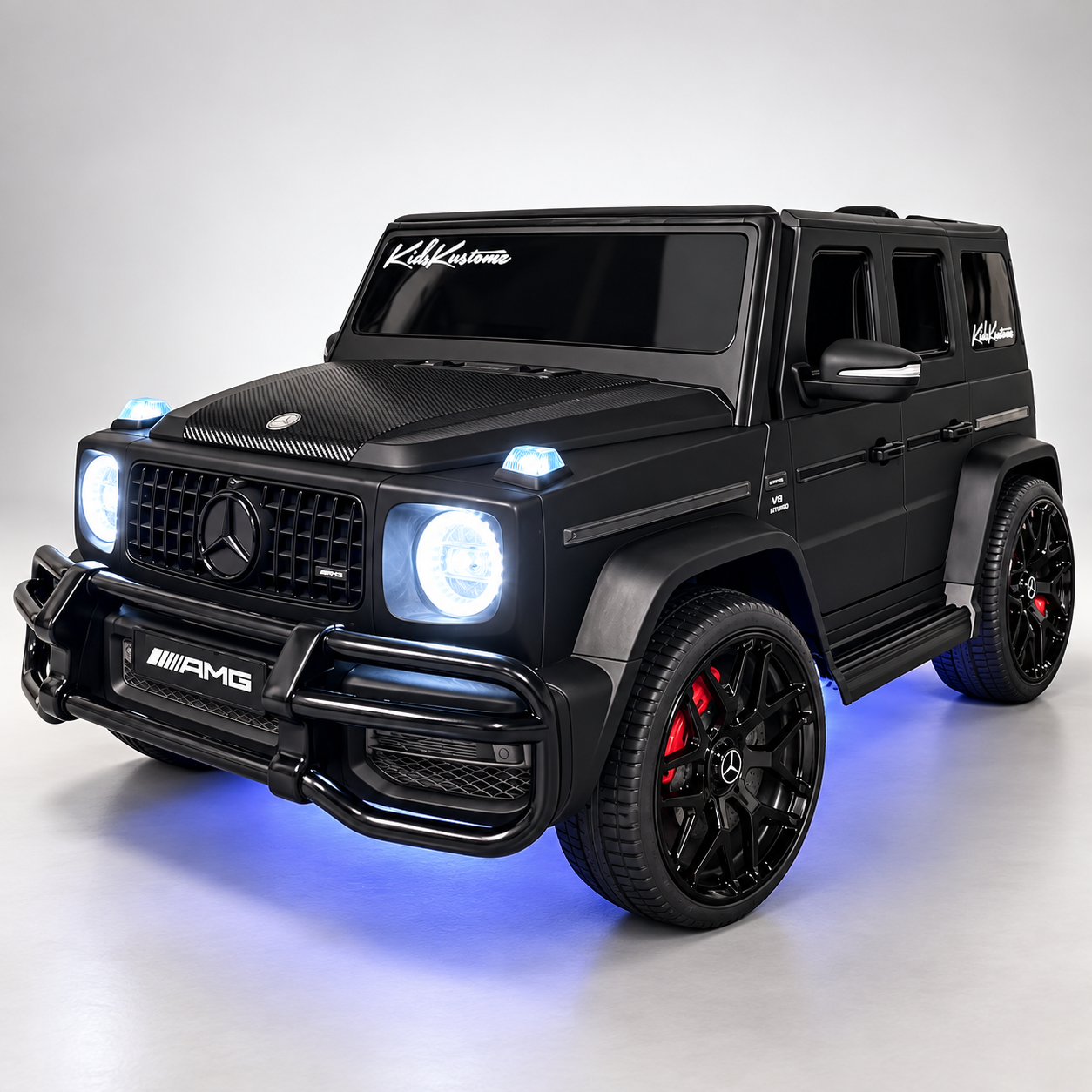 Mercedes G63 AMG 2 Seater Matt Black- 24V Electric Ride On