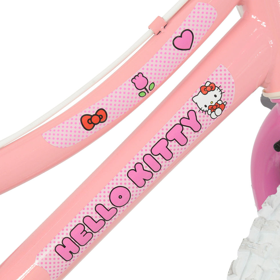 Thumbnail: HelloKitty 14" Bike with Squishle Backpack and Tassel