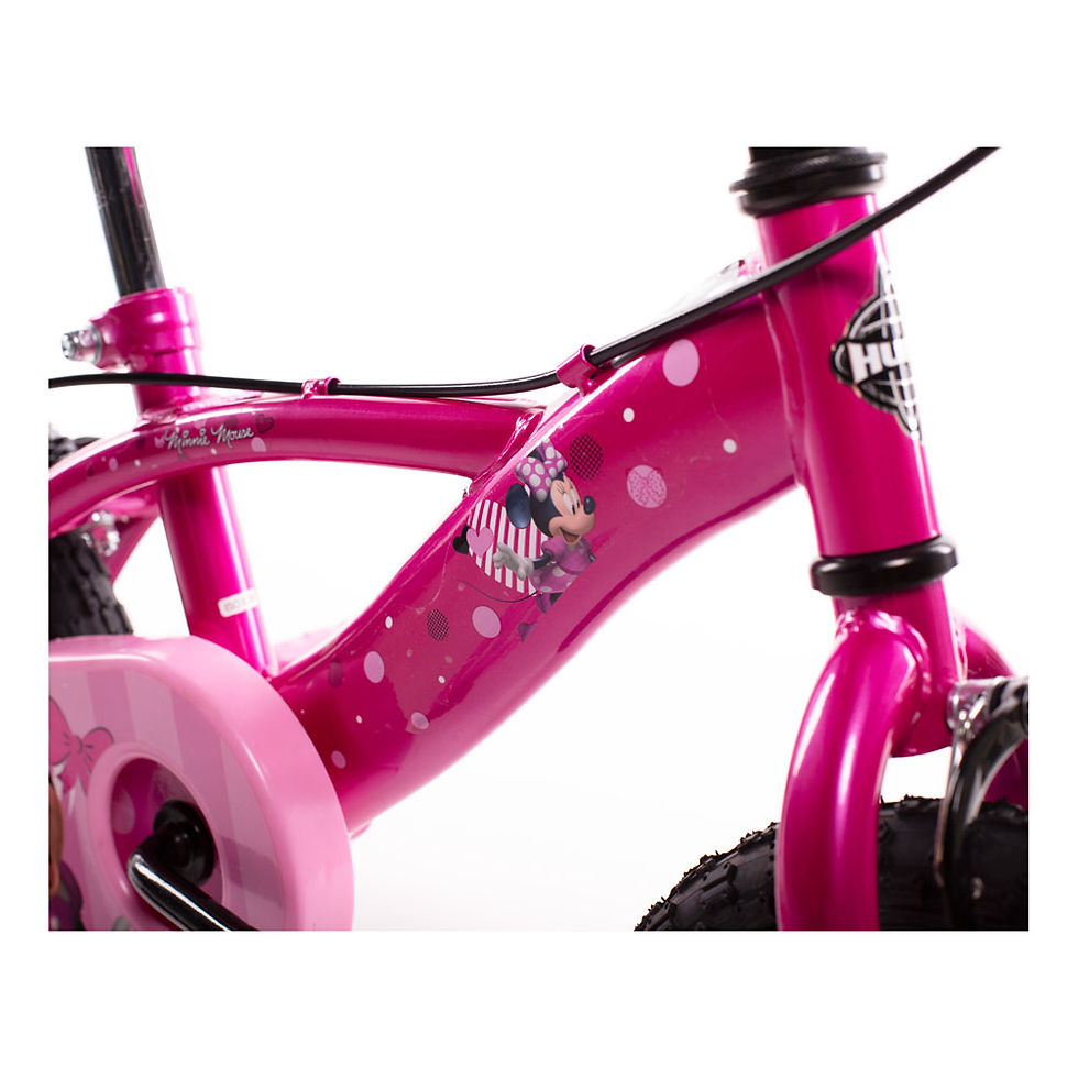 Thumbnail: HUFFY Disney Minnie Mouse 12-inch Children's Bike, Pink/Black (22230W)