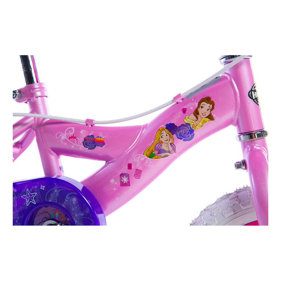 Thumbnail: HUFFY Disney Princess 12-inch Children's Bike, Pink/Purple (22491W)