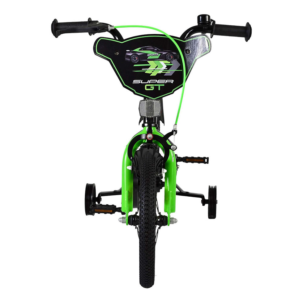 Thumbnail: VOLARE Super GT Green 14-Inch Boys Children's Bike (51489)