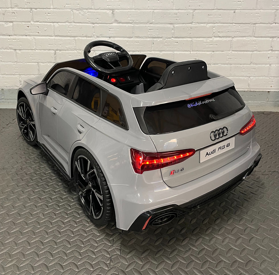 Thumbnail: Audi RS6 Grey- 12V Electric Ride On