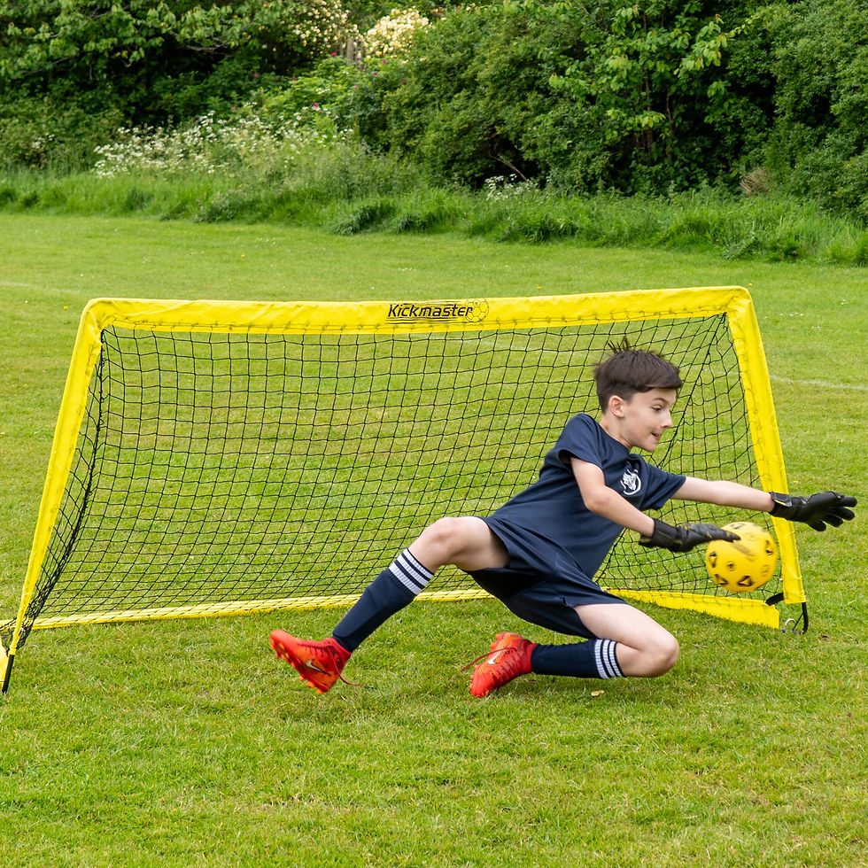 Thumbnail: Kickmaster Fibreglass Flexi Goal 6ft