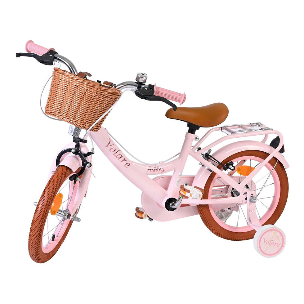 Thumbnail: VOLARE Ashley Pink Pastel 14-Inch Girls Children's Bike (51435)