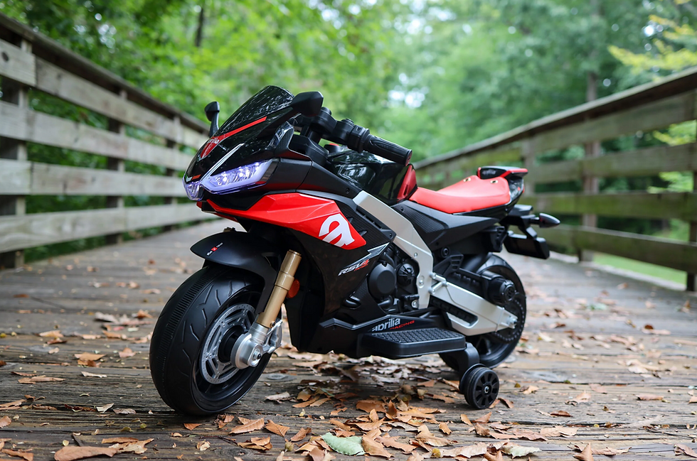 Thumbnail: Official Licensed Aprilia RSV4 12V Kids Ride-On Motorbike