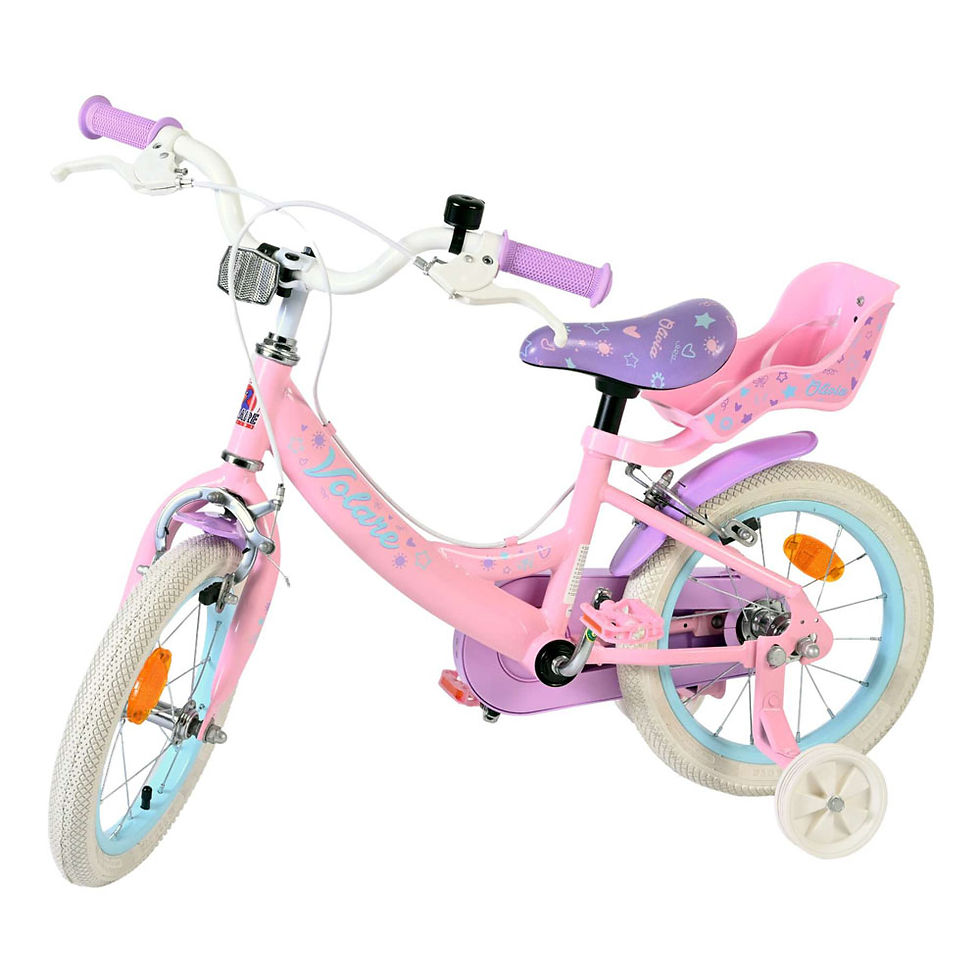 Thumbnail: VOLARE Olivia Pink 14-Inch Girls Children's Bike (51419)