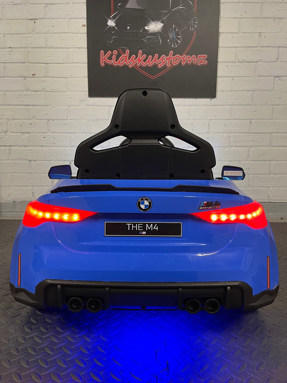Thumbnail: BMW M4 Competition Blue- 12V Electric Ride On