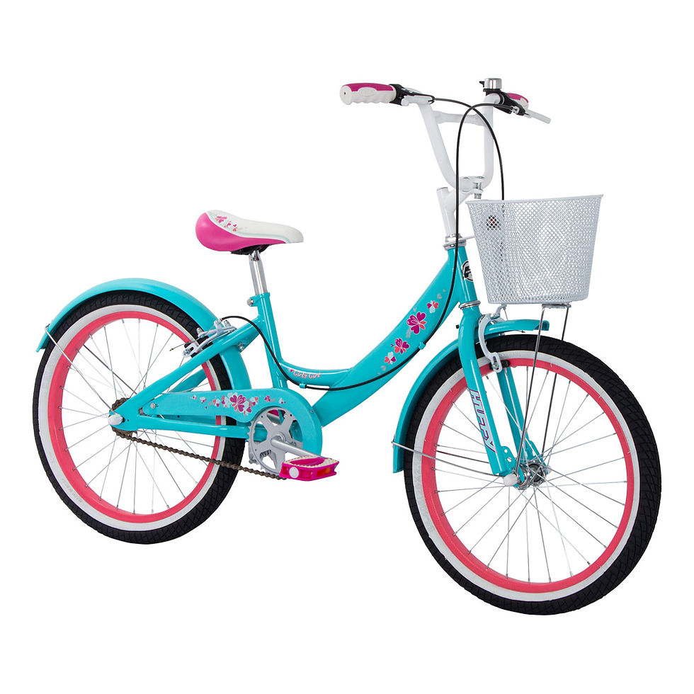 Thumbnail: HUFFY Girly Girl 20-inch Single Speed Aqua Blue Children's Bike (23275W)