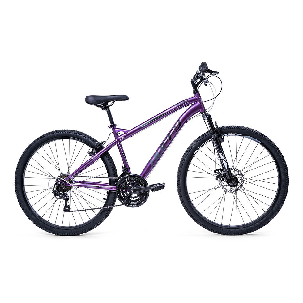 Thumbnail: HUFFY Extent 27.5-inch 18-Speed Gloss Purple Hardtail Mountain Bike (26950W)