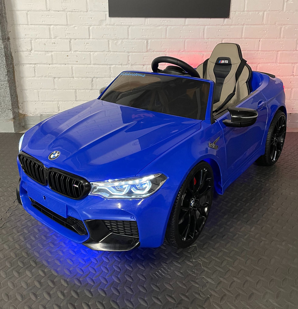 Thumbnail: BMW M5 Competition Drift Car Blue - 24V Electric Ride On