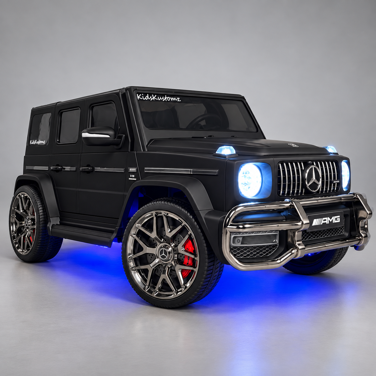 Mercedes G63 AMG 2 Seater Matt Black- 24V Electric Ride On