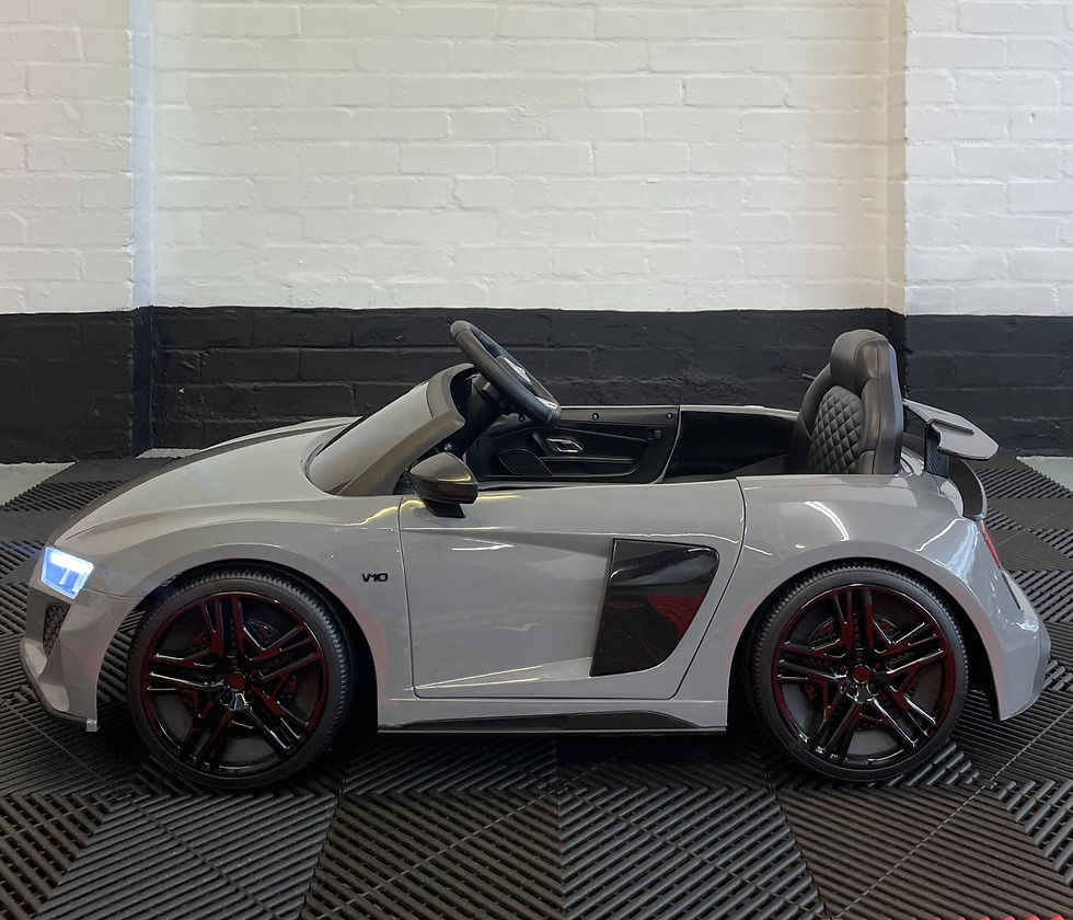 Thumbnail: Audi R8 Nardo Grey- 12V Electric Ride On