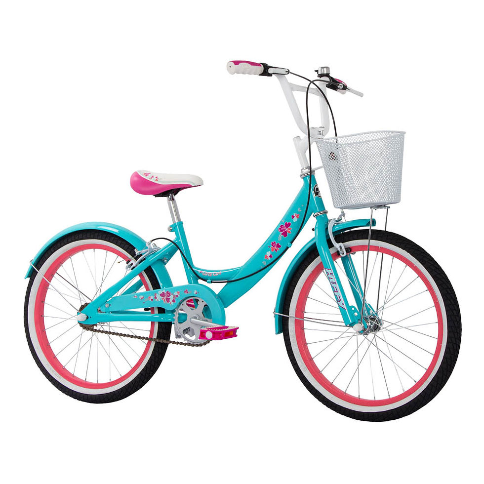 Thumbnail: HUFFY Girly Girl 20-inch Single Speed Aqua Blue Children's Bike (23275W)