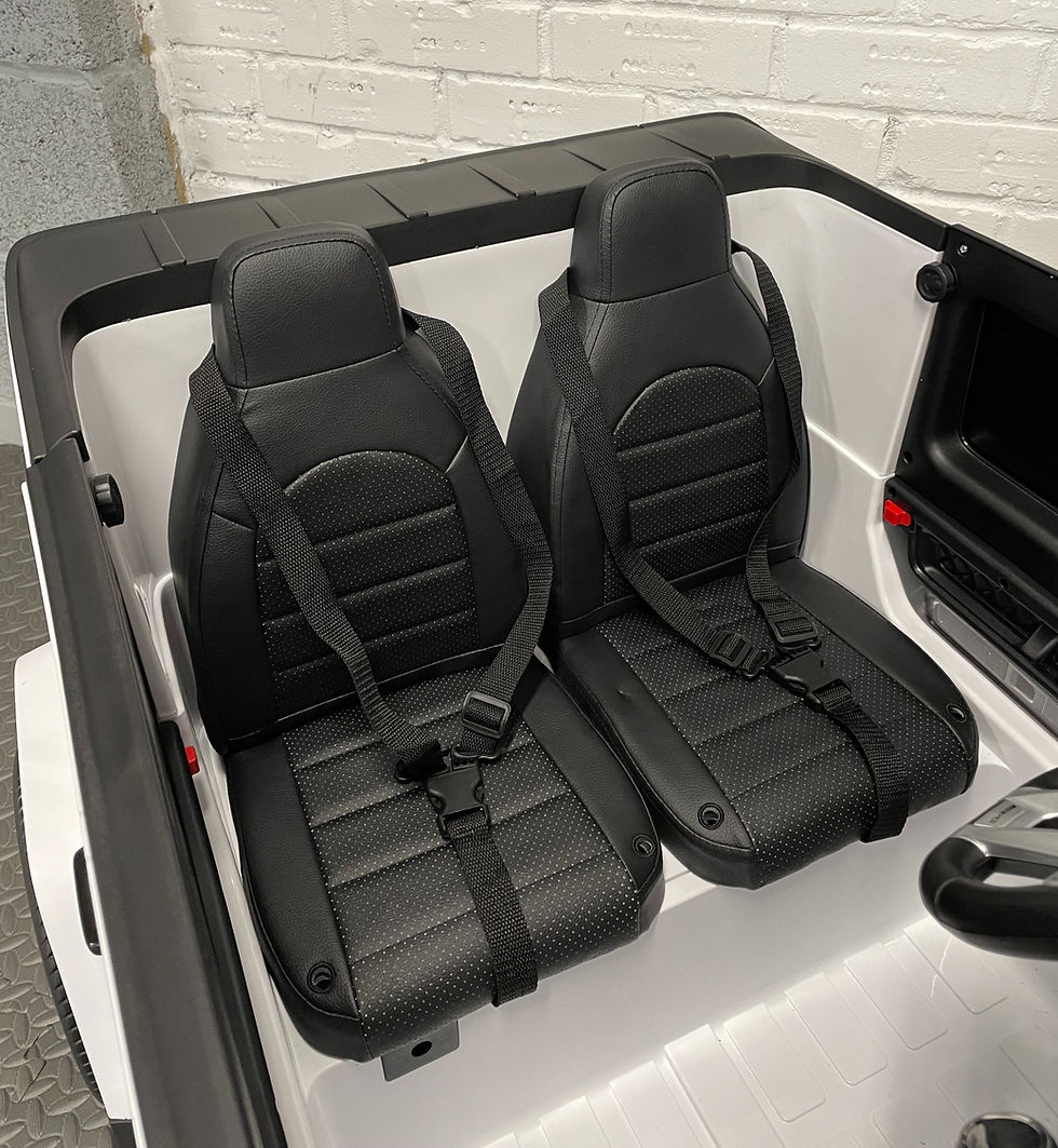 Thumbnail: Mercedes G63 AMG 2 Seater White- 24V Electric Ride On