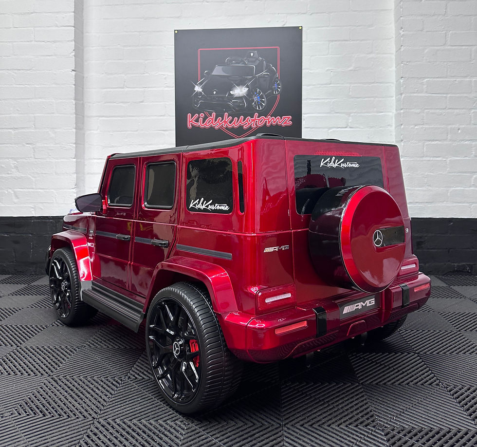 Thumbnail: Mercedes G63 AMG 2 Seater Red- 24V Electric ride on
