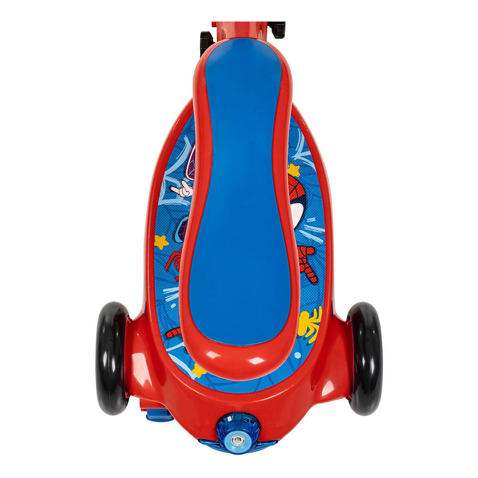 Thumbnail: HUFFY Marvel Comics Spidey AHAF Converting Bubble Electric Children's Scooter