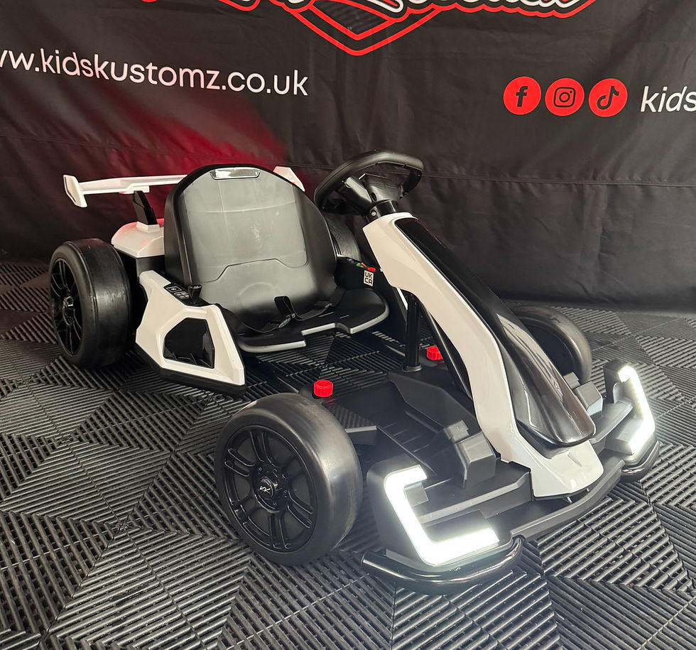 Thumbnail: KidsKustomz Drift Go Kart- 24V Electric Ride On