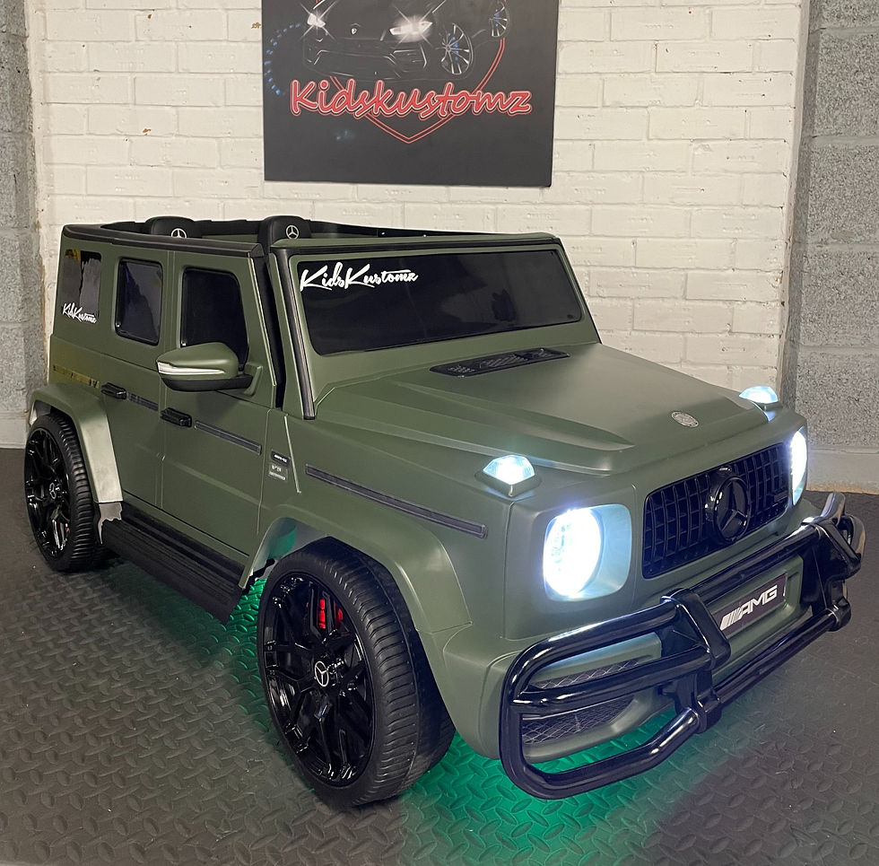 Thumbnail: Mercedes G63 AMG 2 Seater Green- 24V Electric Ride On