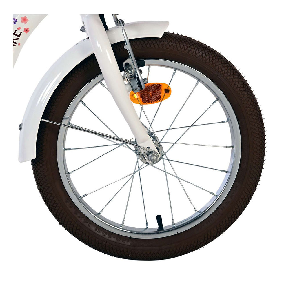 Thumbnail: VOLARE Blossom White 16-Inch Girls Children's Bike (51698)