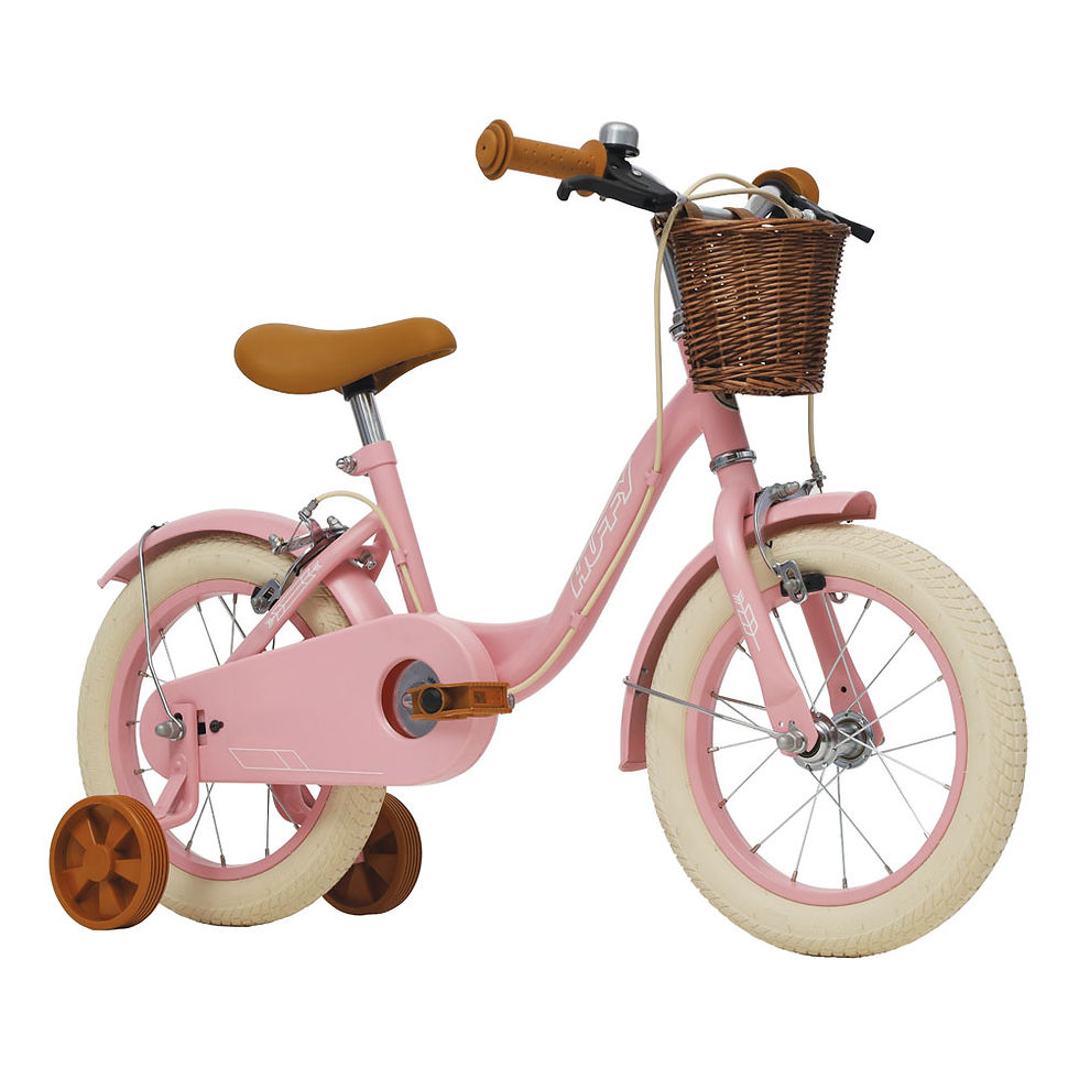 Thumbnail: HUFFY Vintage 14-inch Single Speed Pink Children's Bike (24275W)