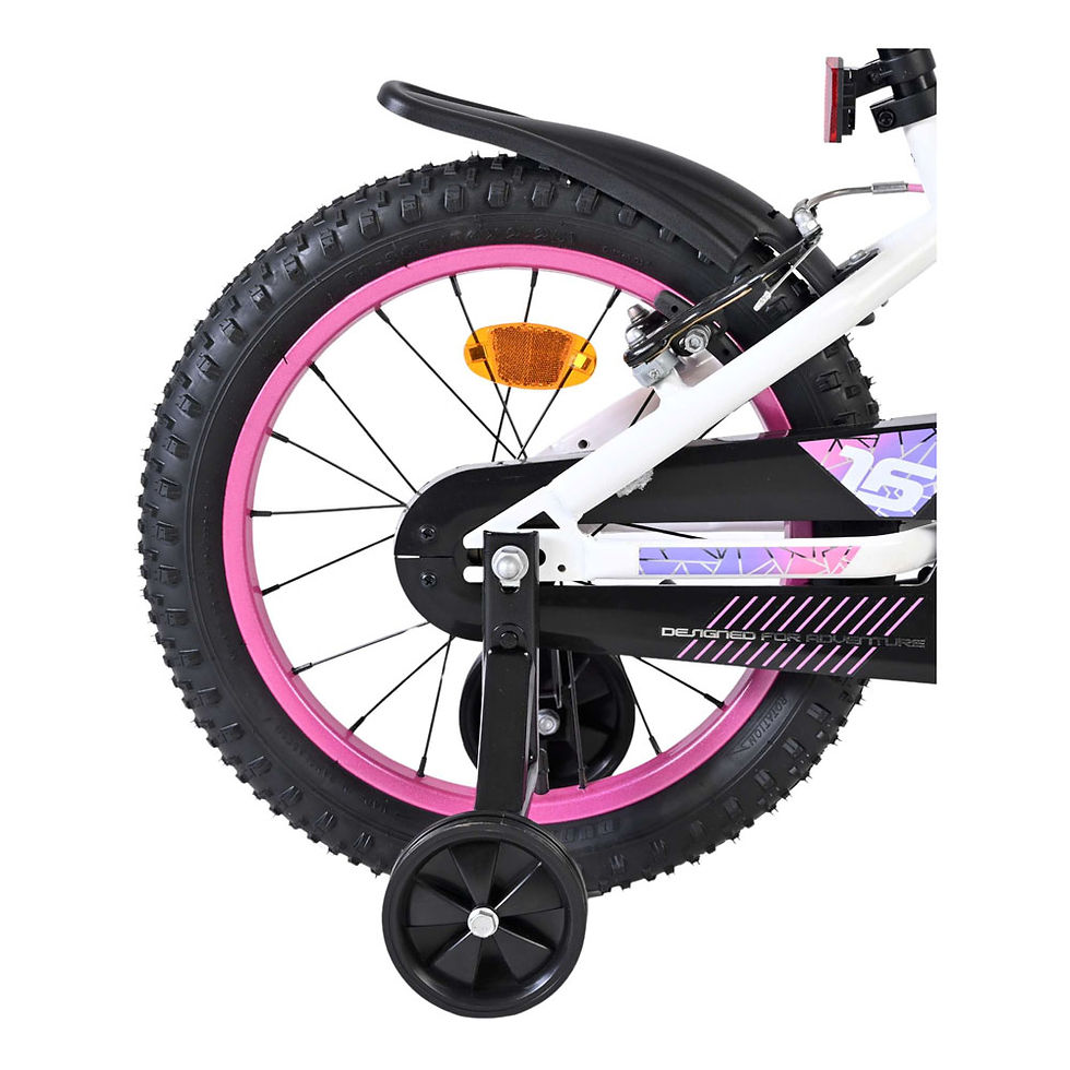 Thumbnail: VOLARE Lily White 16-Inch Girls Children's Bike (51639)