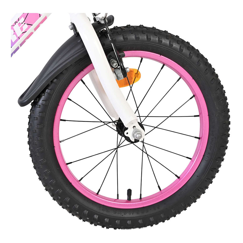 Thumbnail: VOLARE Lily White 16-Inch Girls Children's Bike (51639)