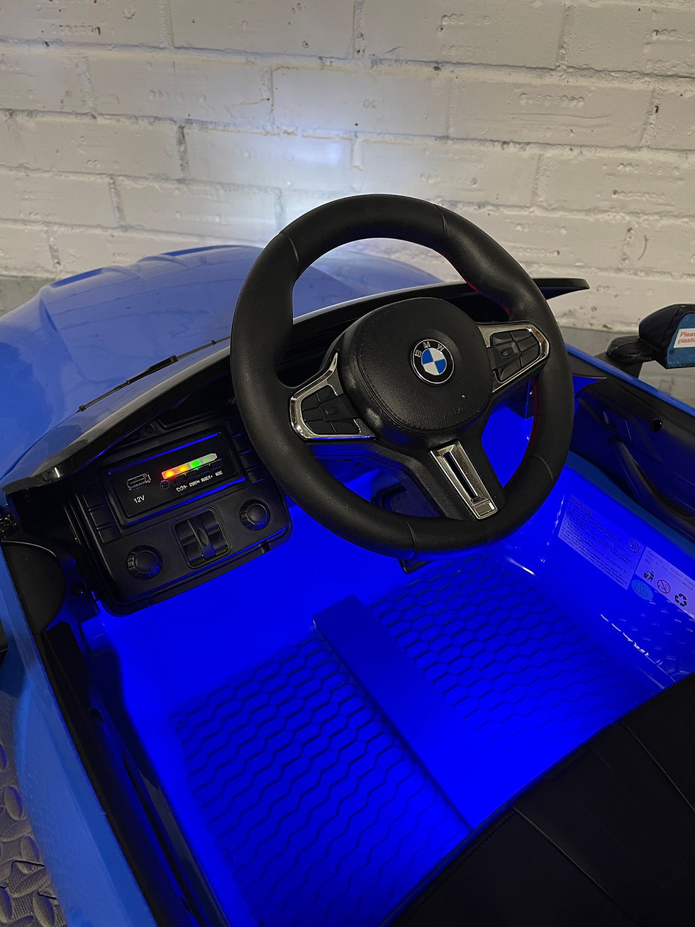 Thumbnail: BMW M4 Competition Blue- 12V Electric Ride On