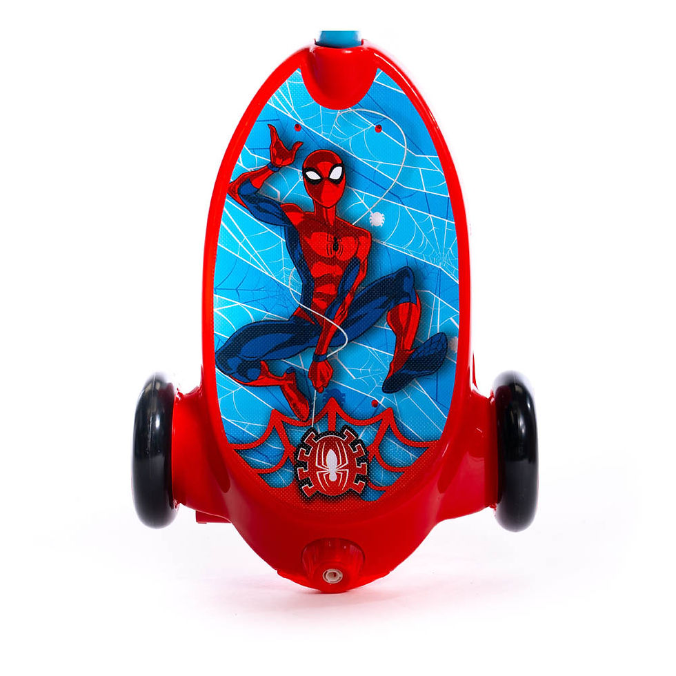 Thumbnail: HUFFY Spider-man Bubble Electric Children's Scooter, Red/Blue (18048WP)