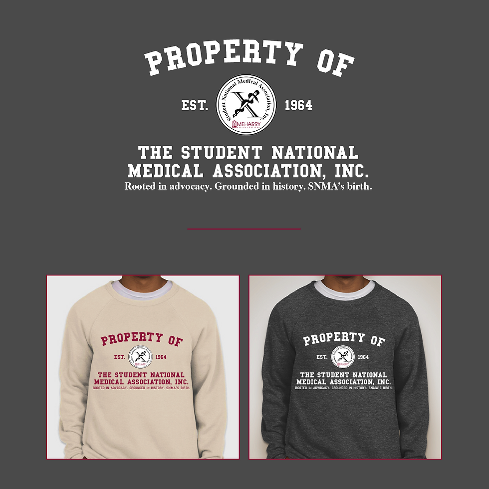 Varsity Inspired Shirt Design for Meharry's SNMA