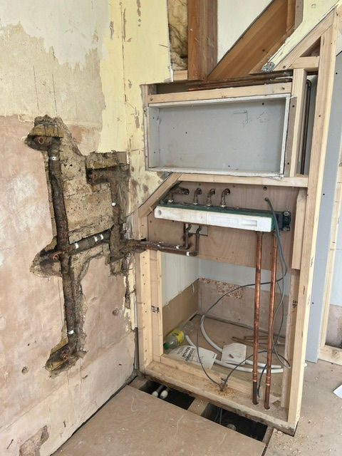 Professional Heating Engineers install complicated shower & water jet in Bray, Berkshire