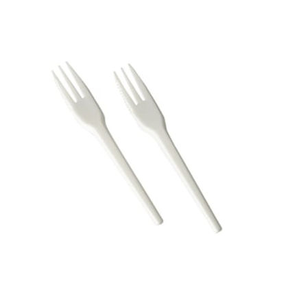 100 Πιρούνια με μαχαίρι για Σνακ C-PLA "pure" 13,5cm (0.024€/Τεμάχιο)