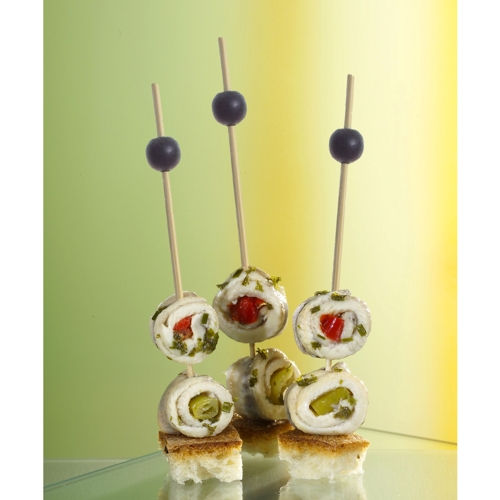 Μικρογραφία: 1500 Fingerfood καλαμάκια  18cm "Black Pearl" 0.029€/Τεμάχιο