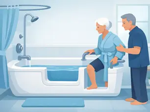 Bathtub Cutout for Safer Bathing at Home