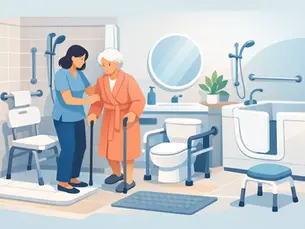 Caregiver Guide to Bathroom Modifications