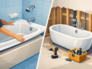 Bathtub Insert Versus Replacement Compared