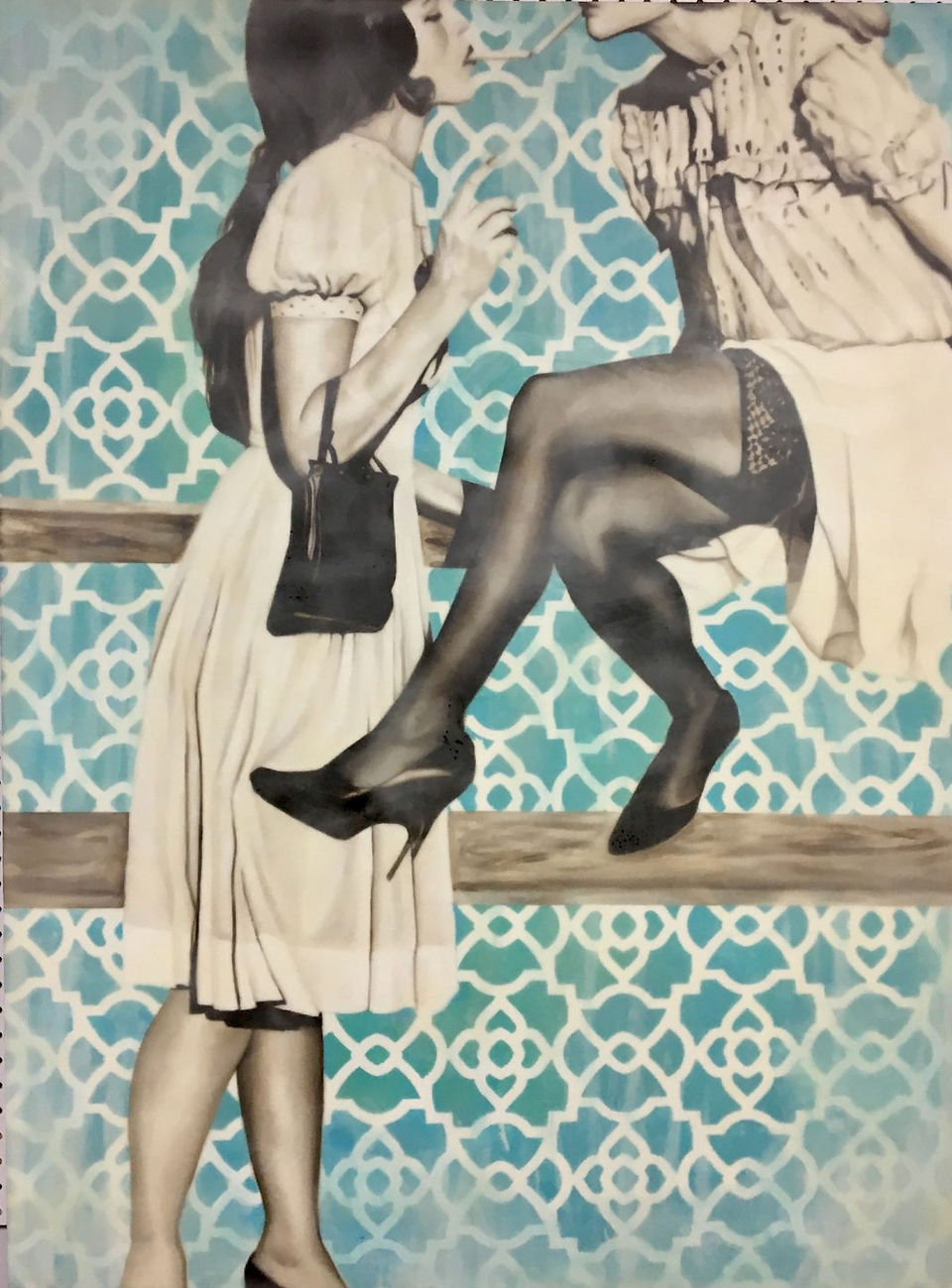 Jhina Alvarado, Do You Have A Light; ArtHaus Gallery; actions of the individual