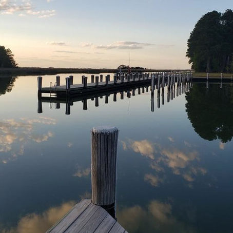 Docks at Janes Island State Park in Crisfield, MD